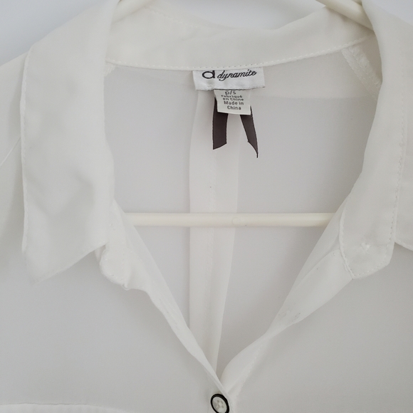 GUC Dynamite Chiffon Button-up Blouse - Picture 2 of 5